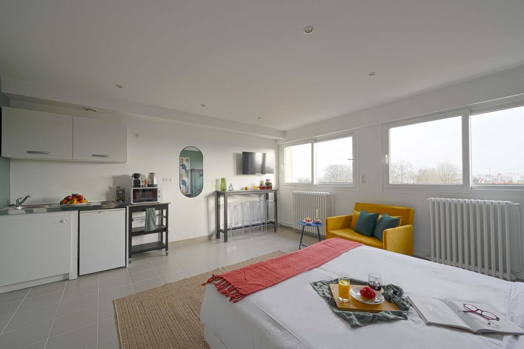 Modern Bright Apartment In Appart'Hotel Saint-Maur-des-Fossés Buitenkant foto