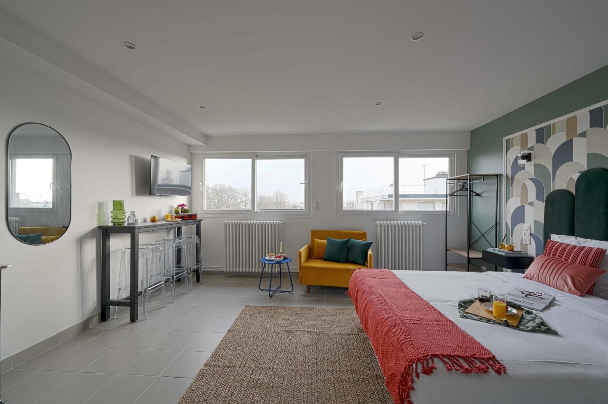 Modern Bright Apartment In Appart'Hotel Saint-Maur-des-Fossés Buitenkant foto