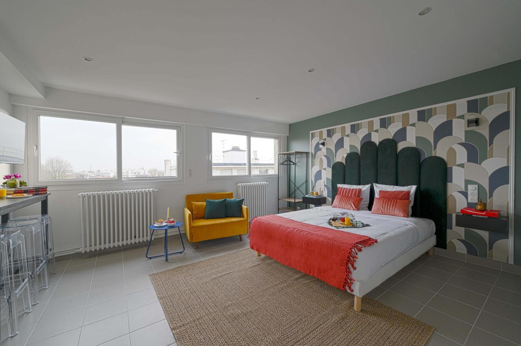 Modern Bright Apartment In Appart'Hotel Saint-Maur-des-Fossés Buitenkant foto