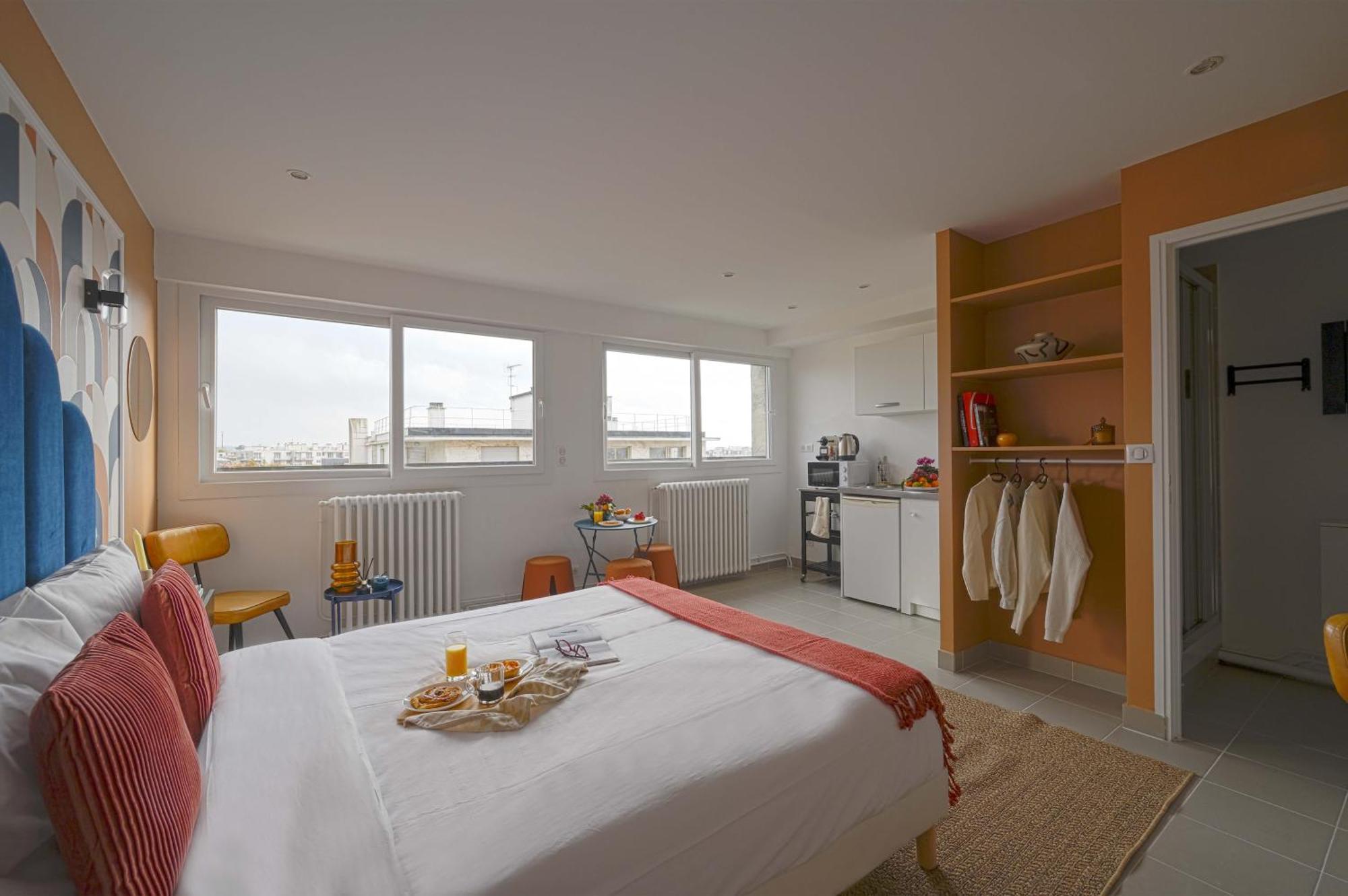 Modern Bright Apartment In Appart'Hotel Saint-Maur-des-Fossés Buitenkant foto